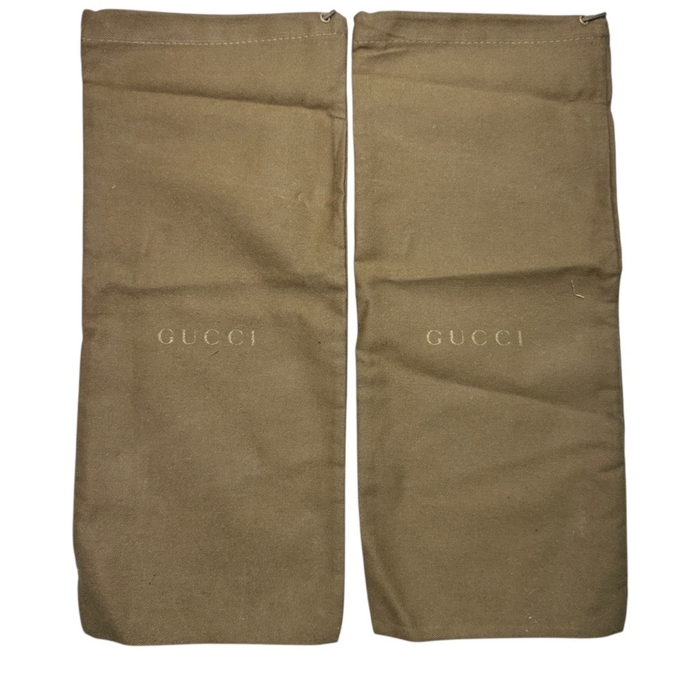 Gucci Brown Dust Bags set of two never used